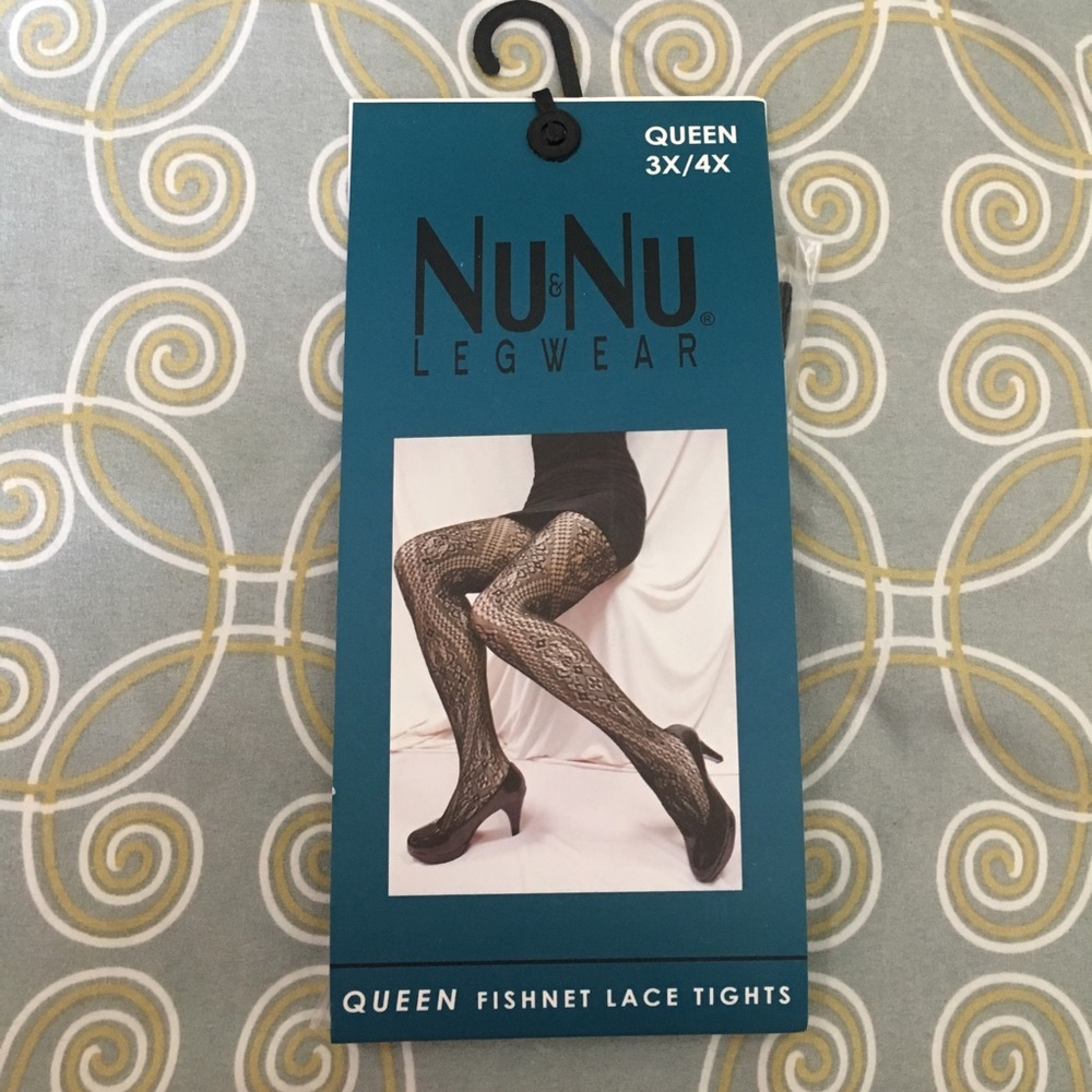 NWT Plus size Fishnet Lace Tights.